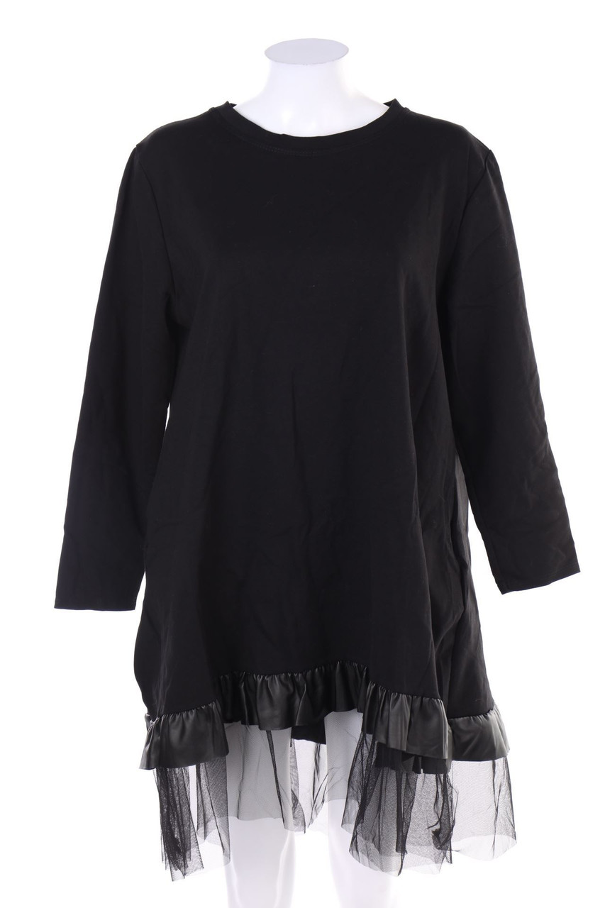 SECONDHAND - Shift-Kleid mit Tüll - XL