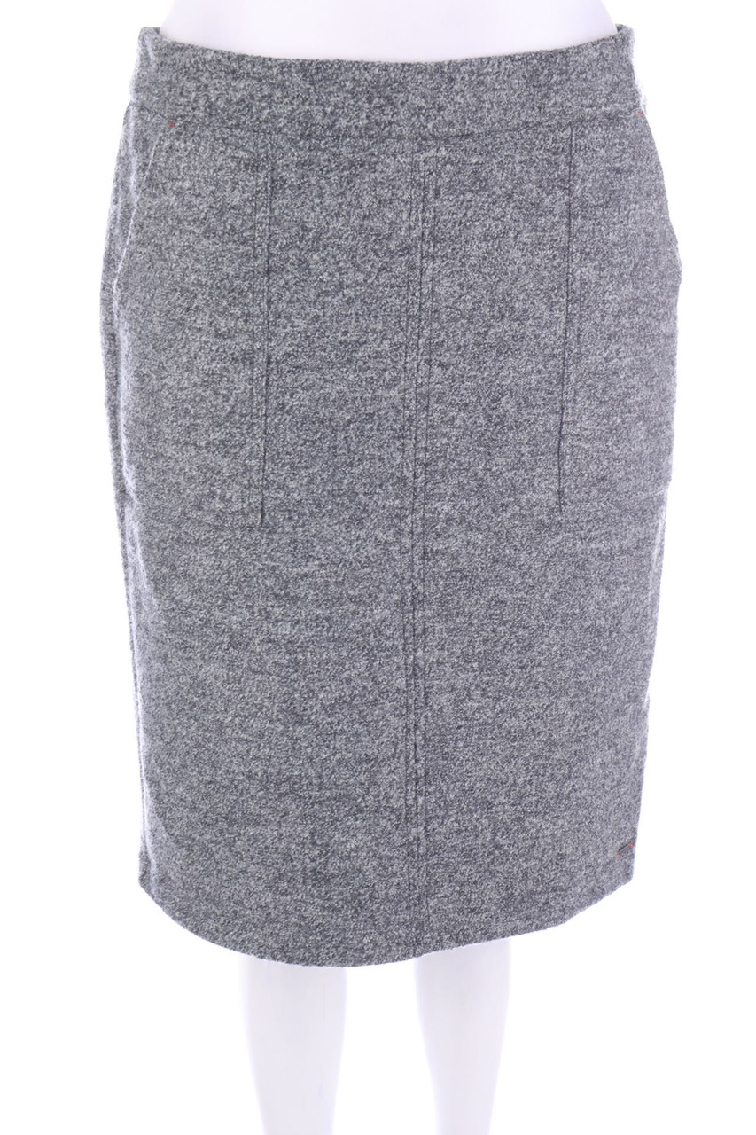 White Stuff - Bouclé-Rock aus Woll-Mix - D 38