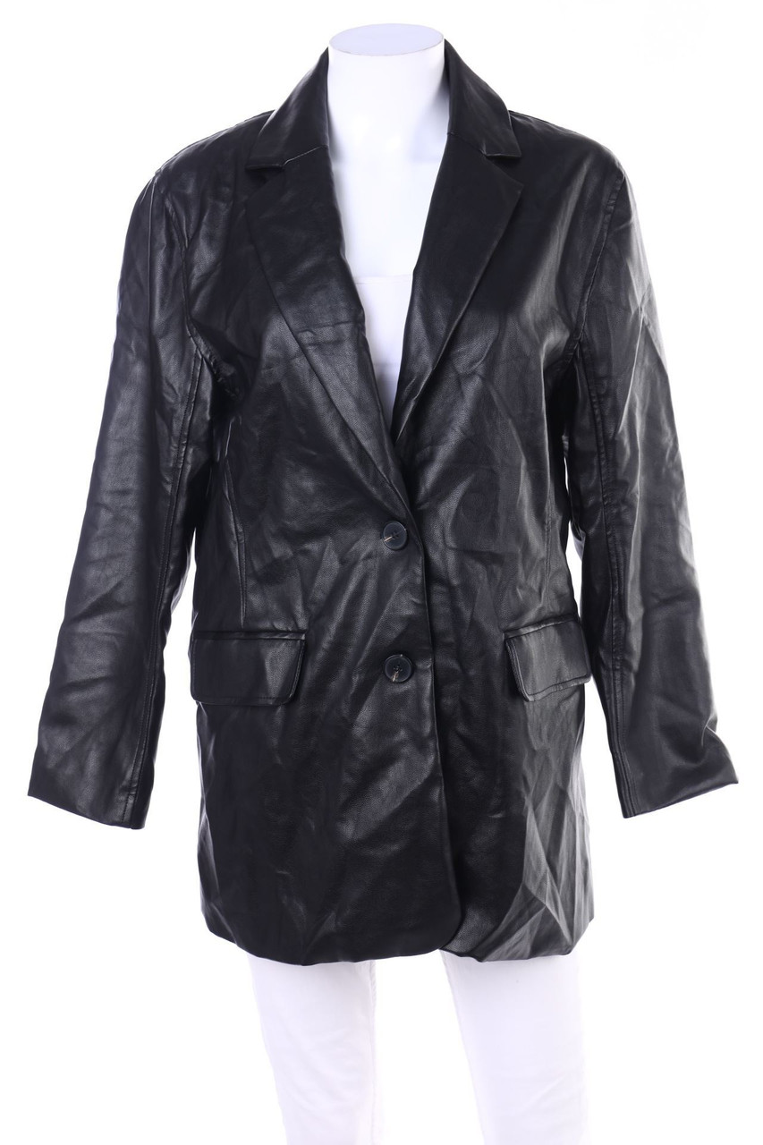 Motel Rocks - Oversize-Kunstlederjacke - XS