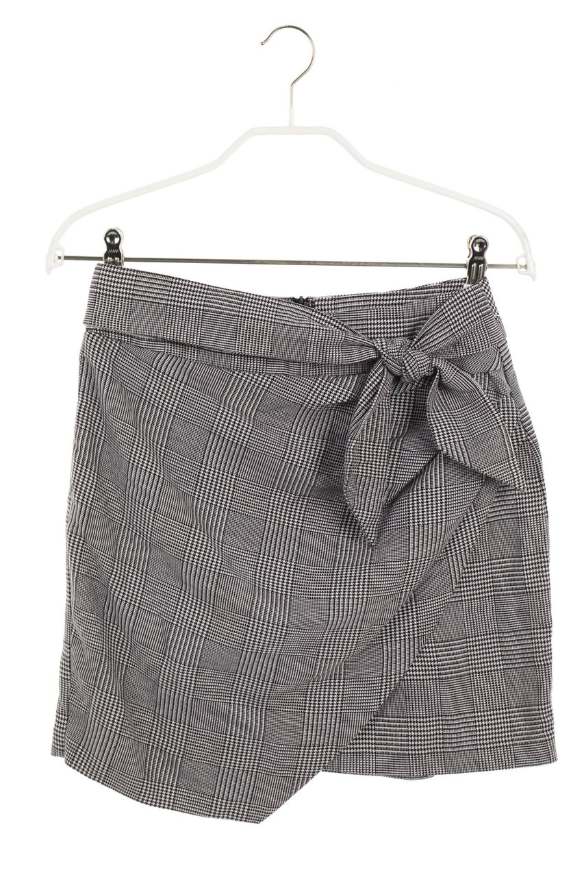 zebra - Minirock in Wickel-Optik mit Muster - XS