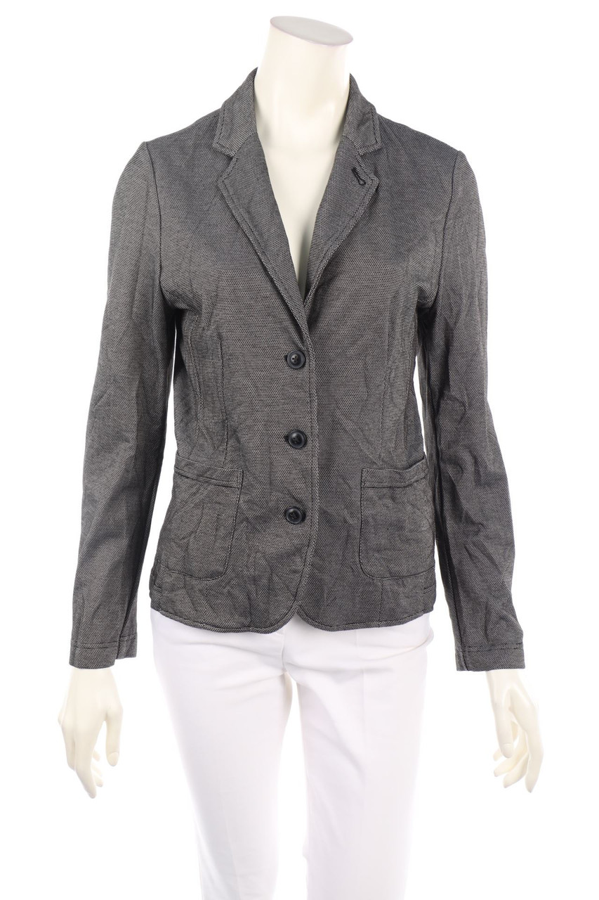 OPUS - Jersey-Blazer mit geometrischem Muster - D 42