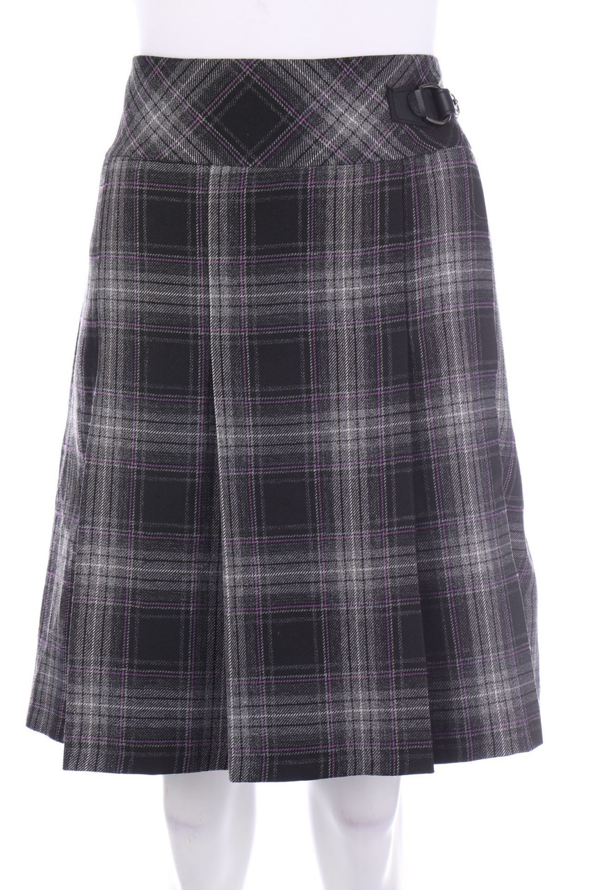 CANDA by C&A - Falten-Rock mit Karo-Muster - D 42