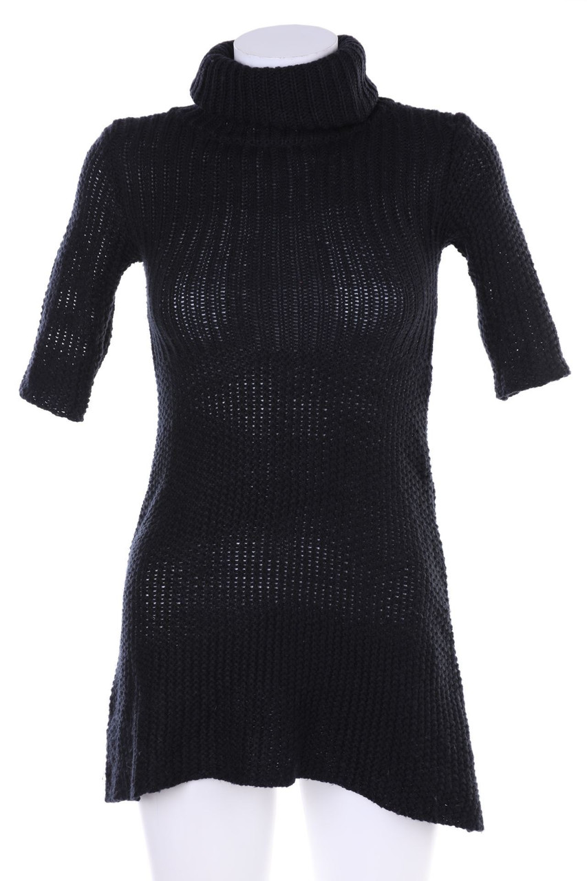 PULL&BEAR - Strickkleid mit Rollkragen - S
