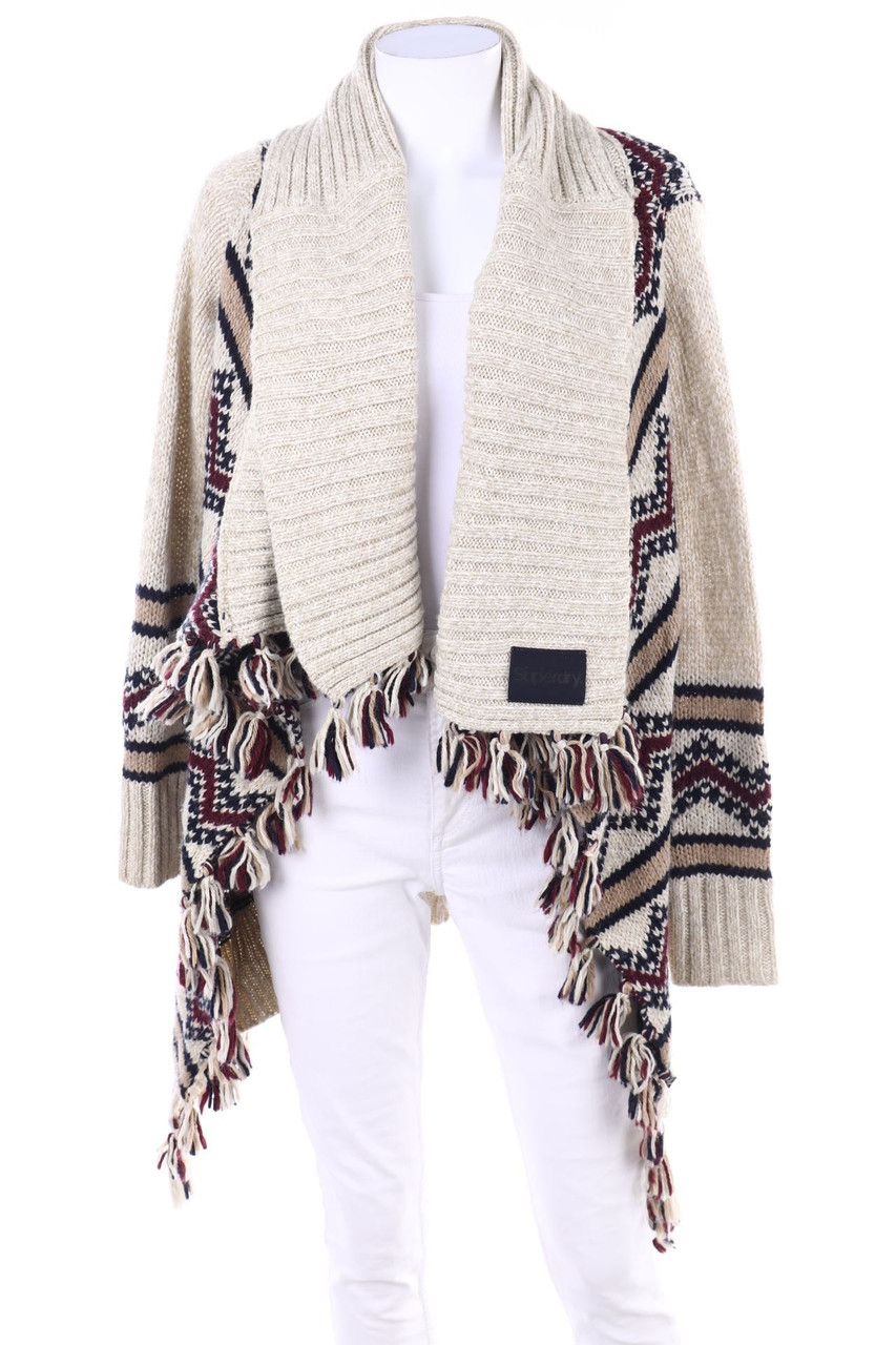 Superdry - Cardigan mit Fransen - XS