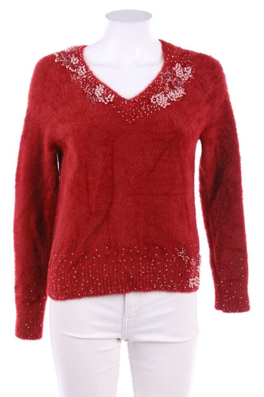 GUESS - Strick-Pullover mit Perlen - XS
