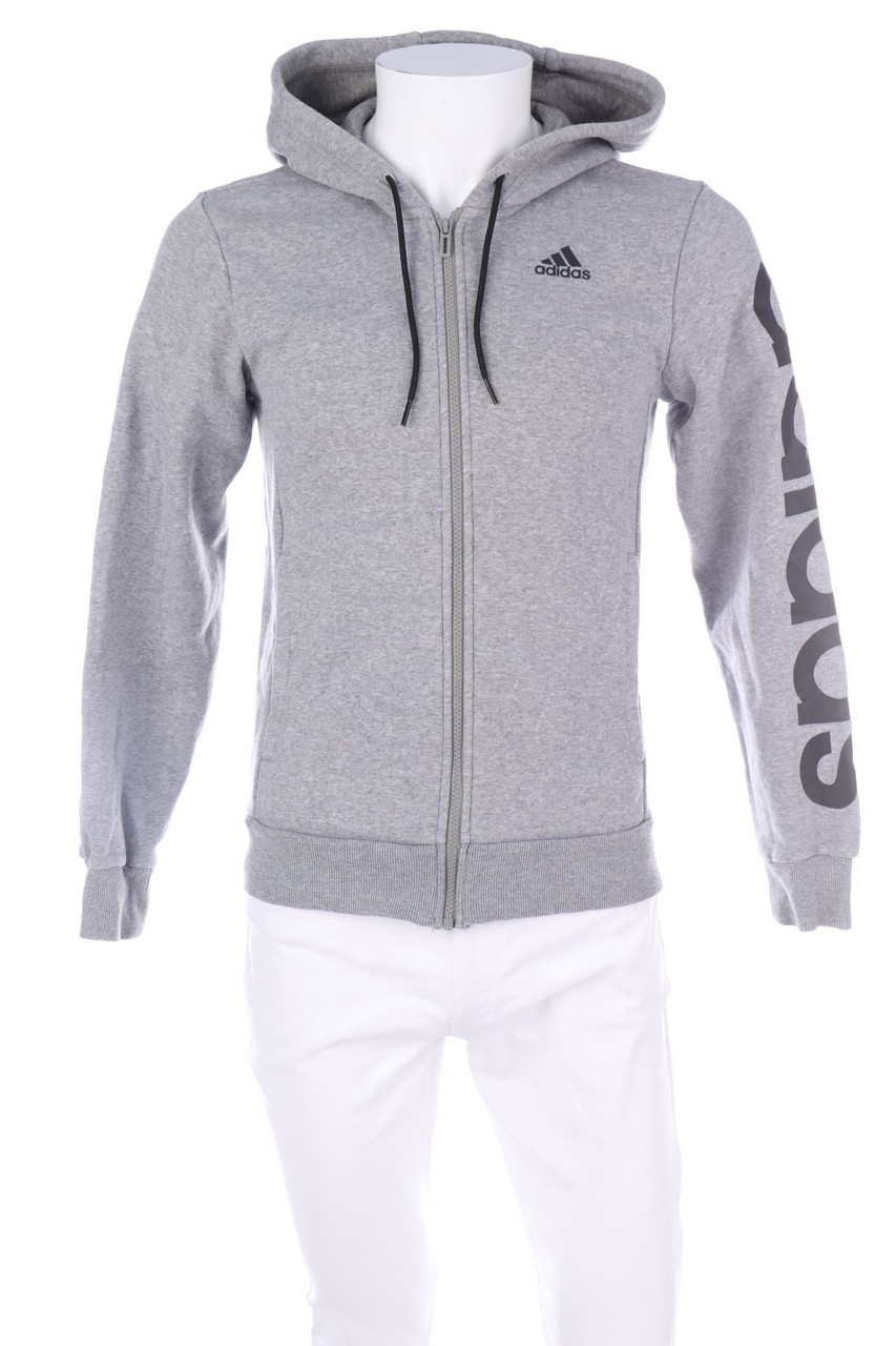 adidas - Kapuzenjacke mit Logo-Print - XS
