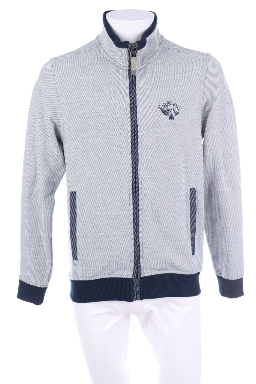 LERROS - Sweatjacke mit Logo-Stickerei - M