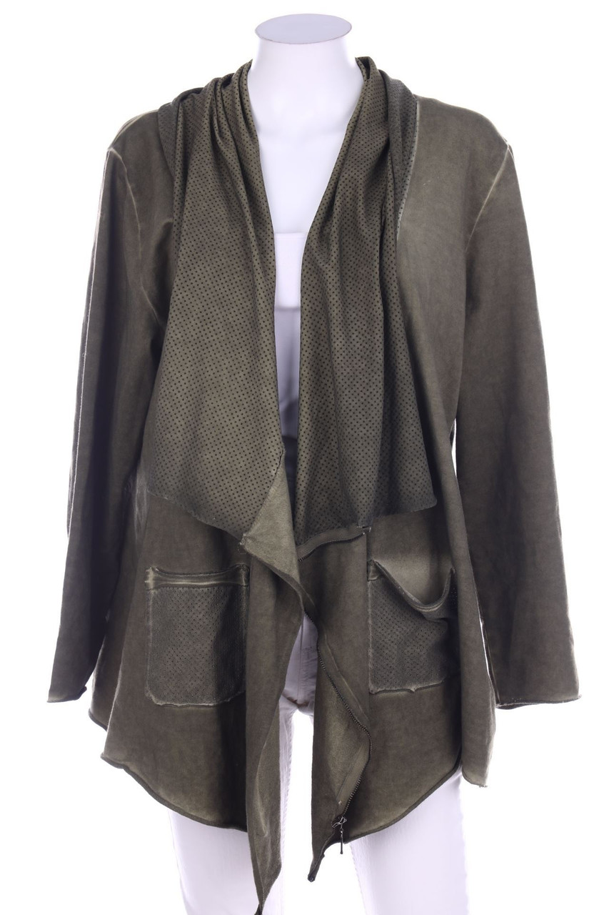 Best Connections - Cardigan mit Mesh-Einsatz - D 50