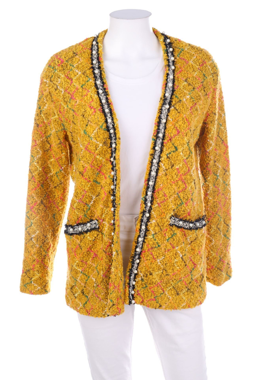 ZARA WOMAN - Bouclé-Cardigan - S