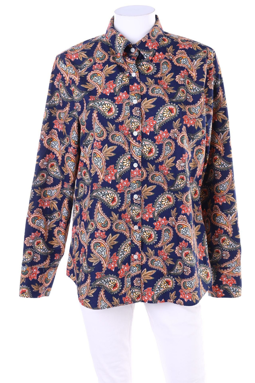 LANDS´END - Hemd-Bluse mit Paisley-Print - D 42