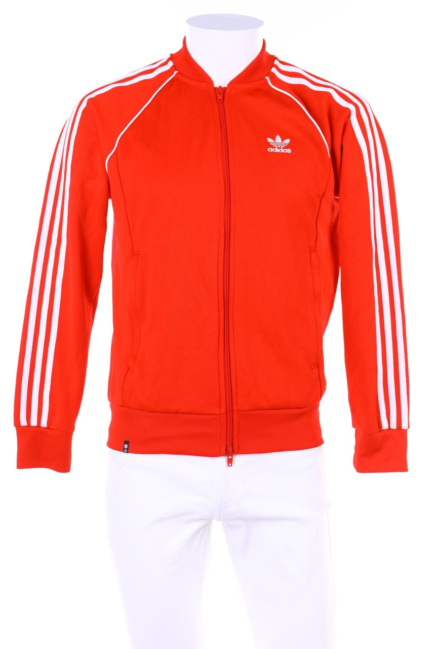 adidas - Sportjacke mit Logo-Stickerei - S