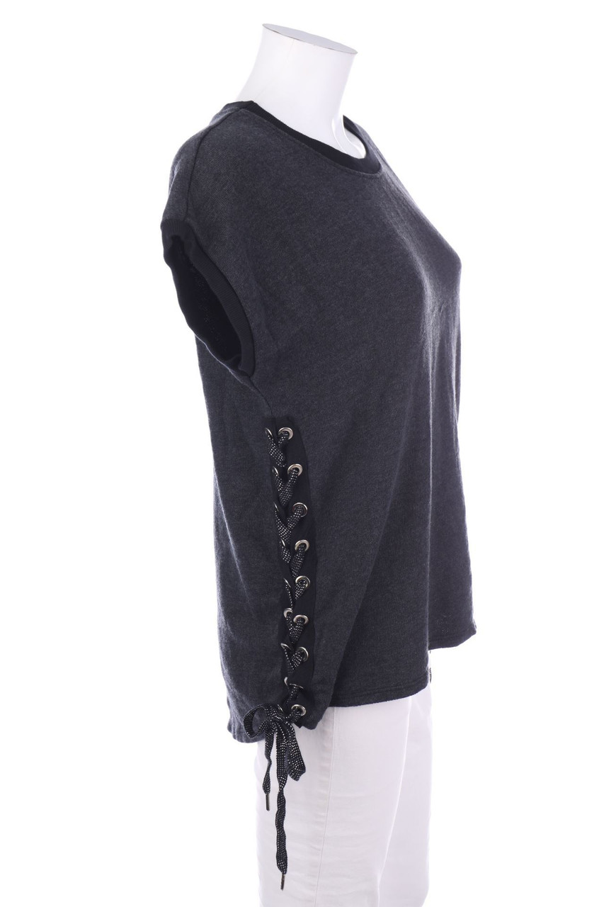 SECONDHAND - Sweatshirt mit Schnürung - M