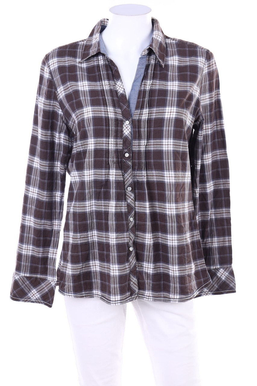 s.Oliver - Karo-Hemd-Bluse - D 40