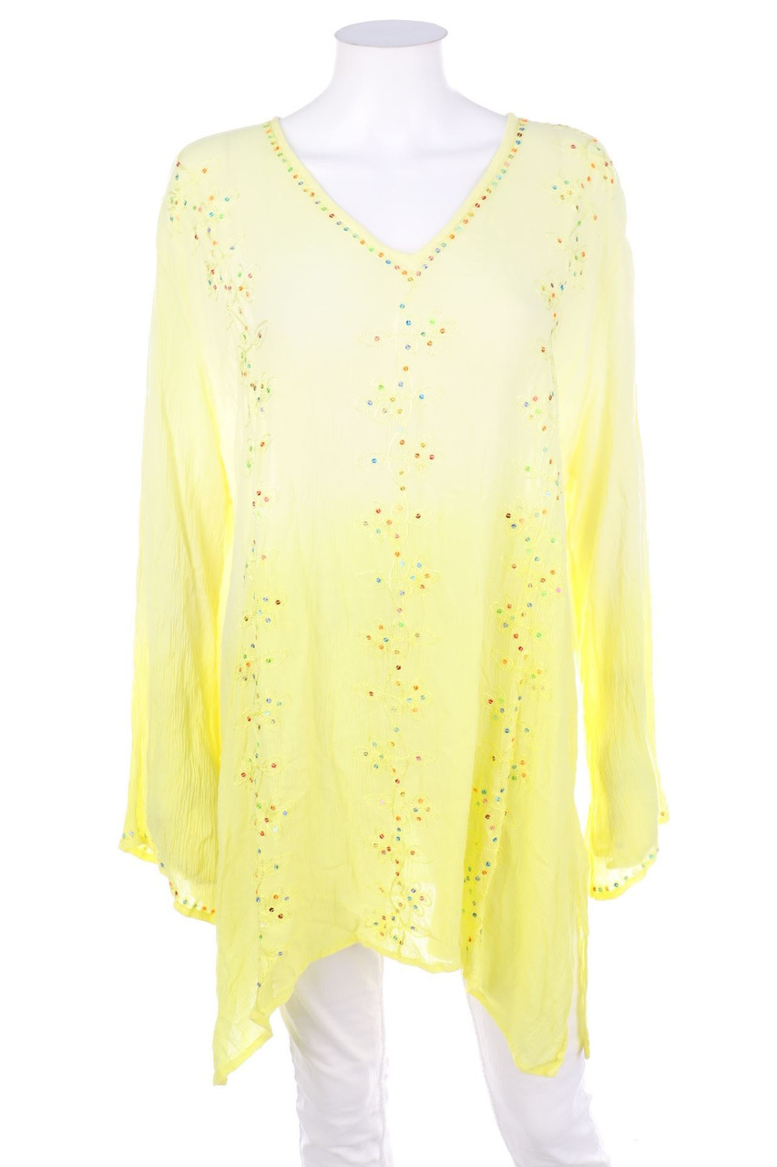 TRIDAGNA - Tunika-Bluse mit Dégradé-Effekt - ONE SIZE
