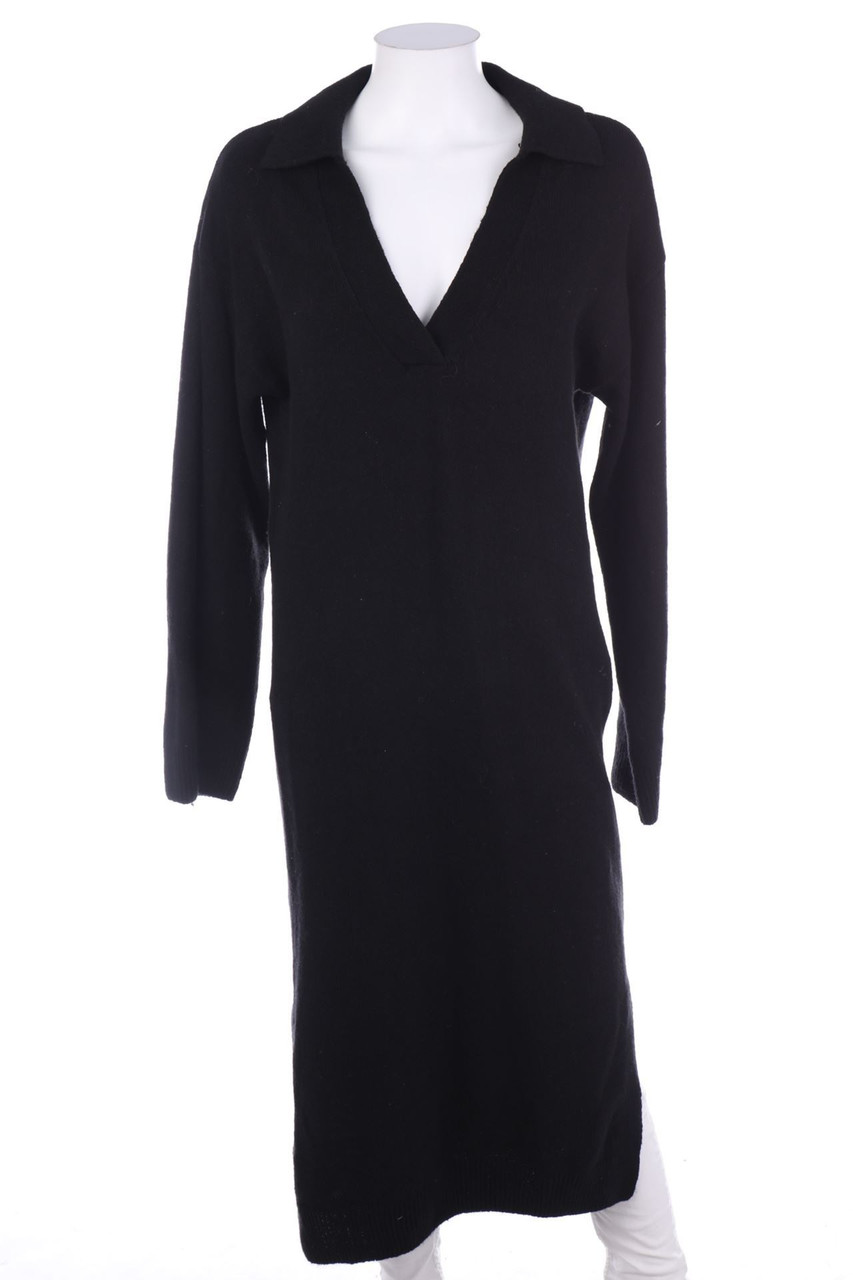 H&M - Strickkleid mit tiefem Ausschnitt - XS