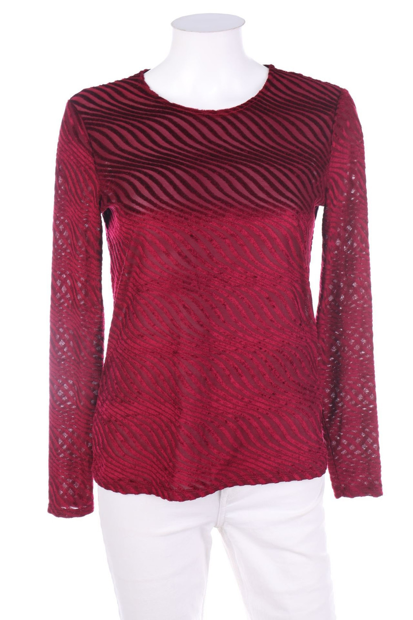 ZARA - Longsleeve-Shirt mit Muster - M