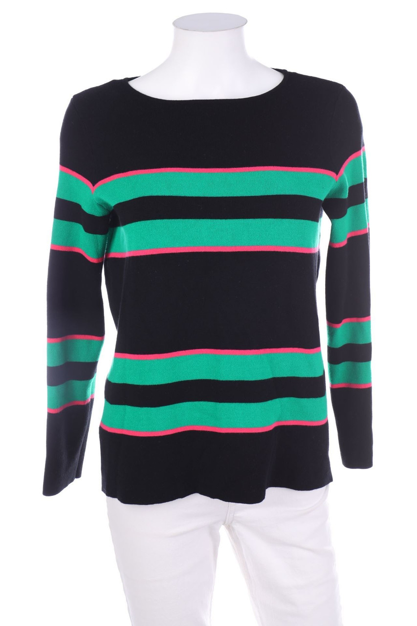 GERRY WEBER - Strick-Pullover mit Streifen - S