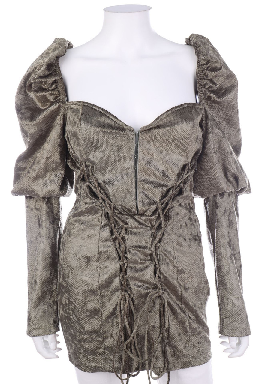 PRETTYLITTLETHING - Bluse mit Schnürung - D 38