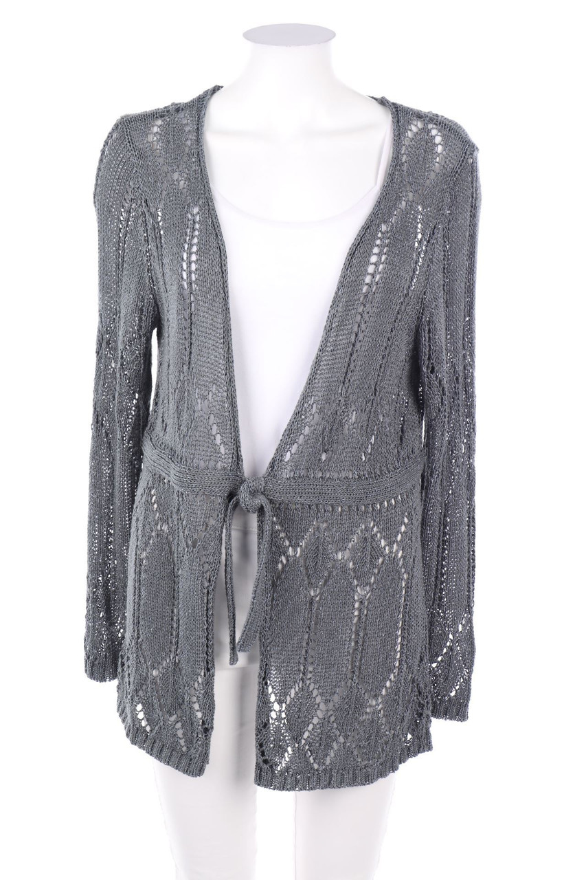 monari - Cardigan mit Lochstrick-Details - D 44