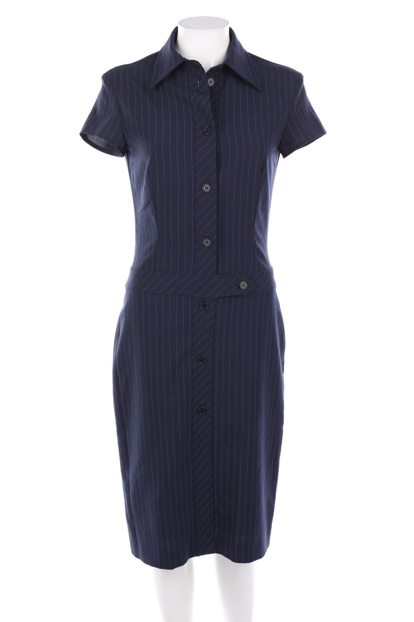 MANGO - Blusenkleid mit Nadelstreifen - S