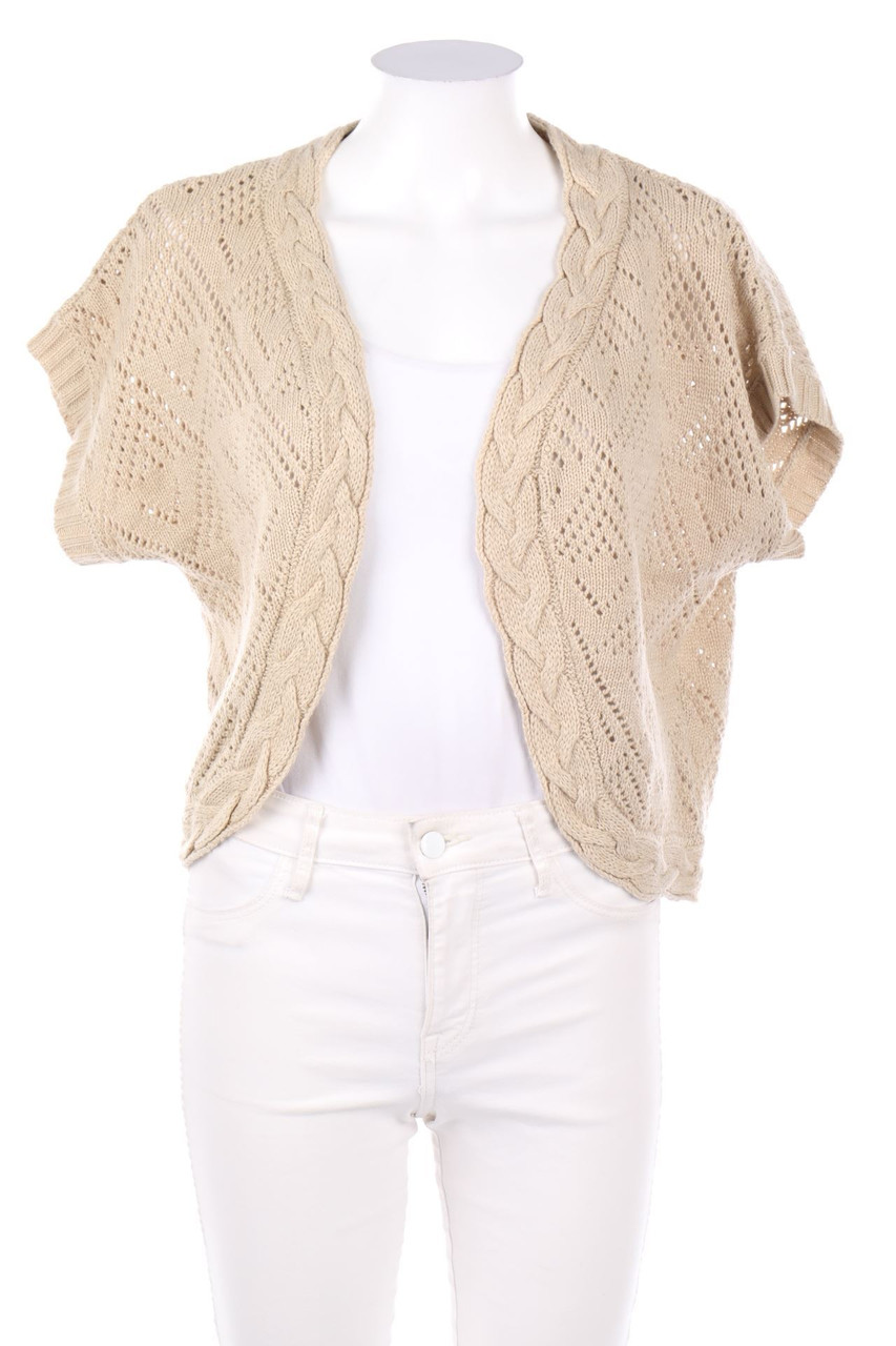 C&A - Cardigan mit Lochstrick-Details - L