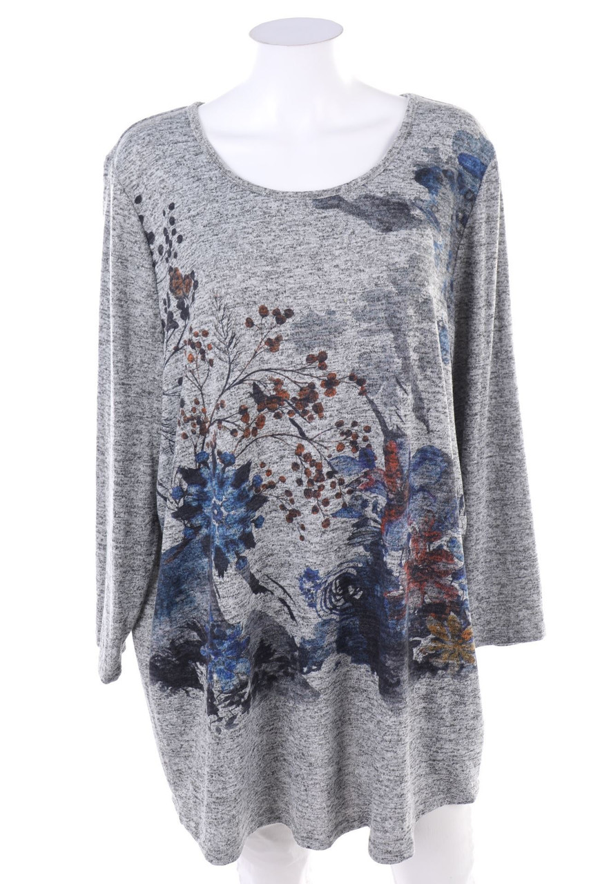 MIAMODA - Shirt mit Blumen-Print - D 52