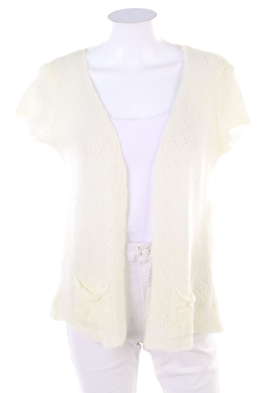 Studio Birkin - Kurzarm-Cardigan mit Wolle - L