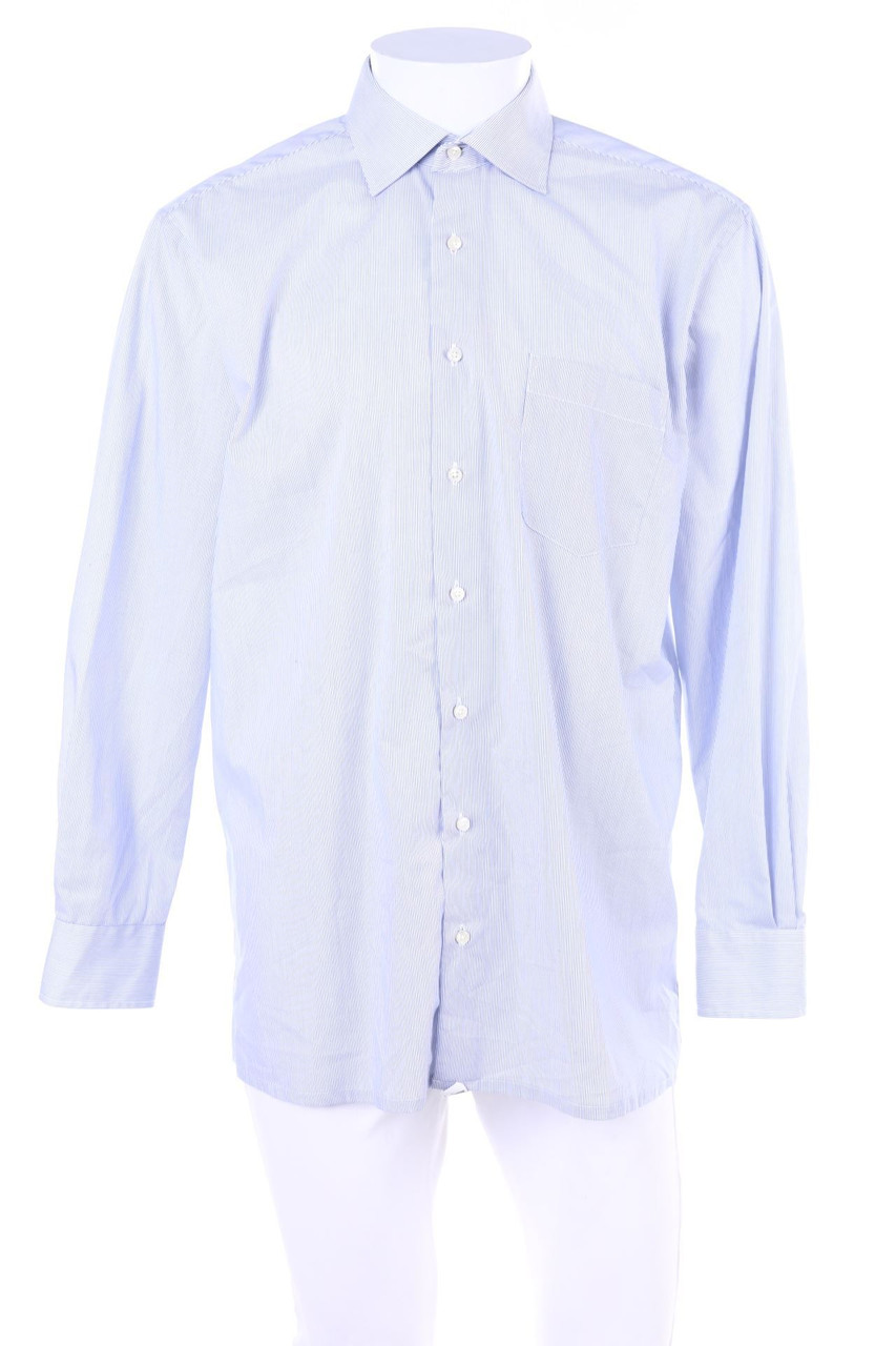 c.comberti - gestreiftes Hemd mit aufgesetzten Taschen - L