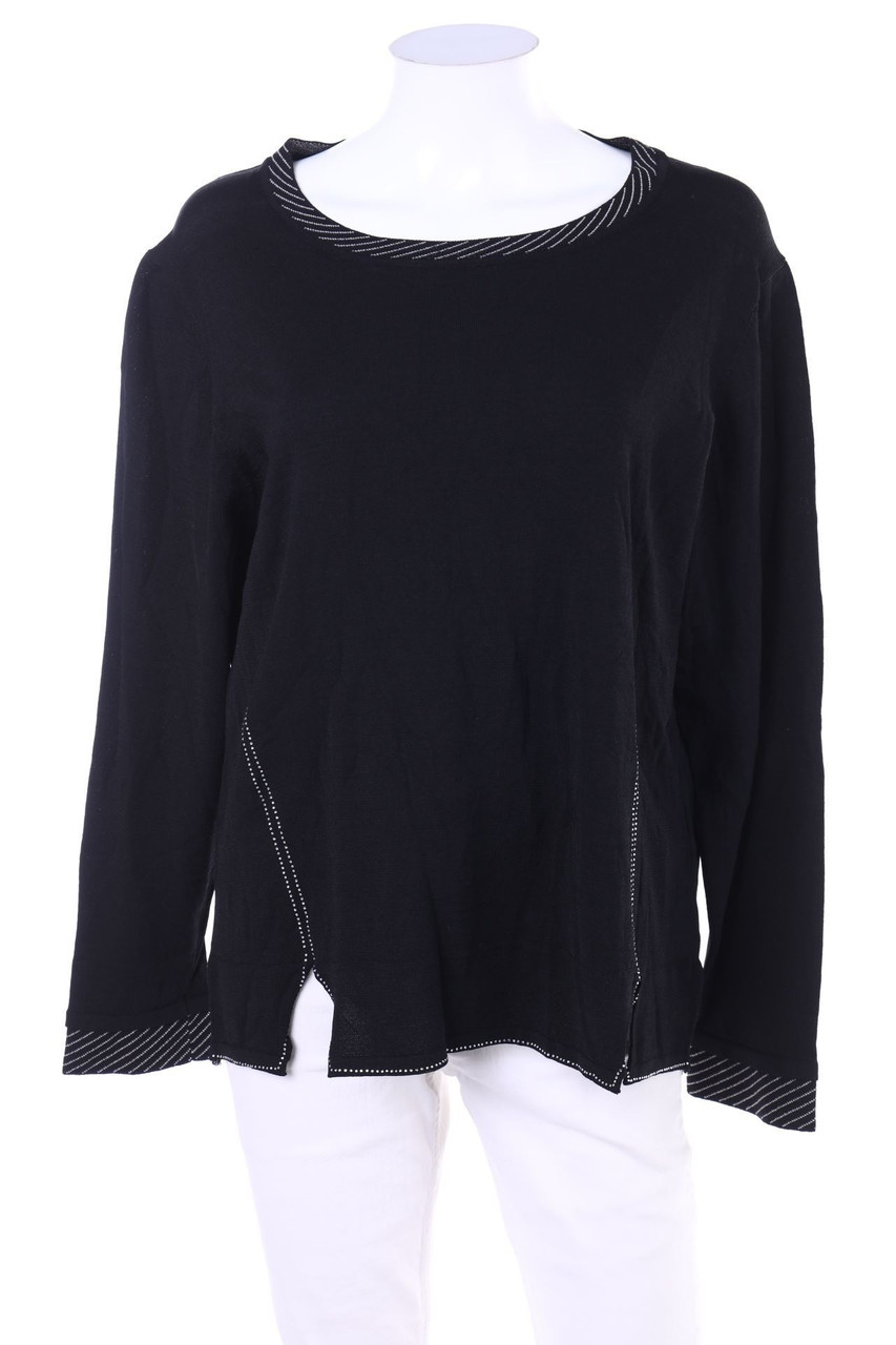 Soffio - Strick-Pullover mit Strass-Steinen - D 42