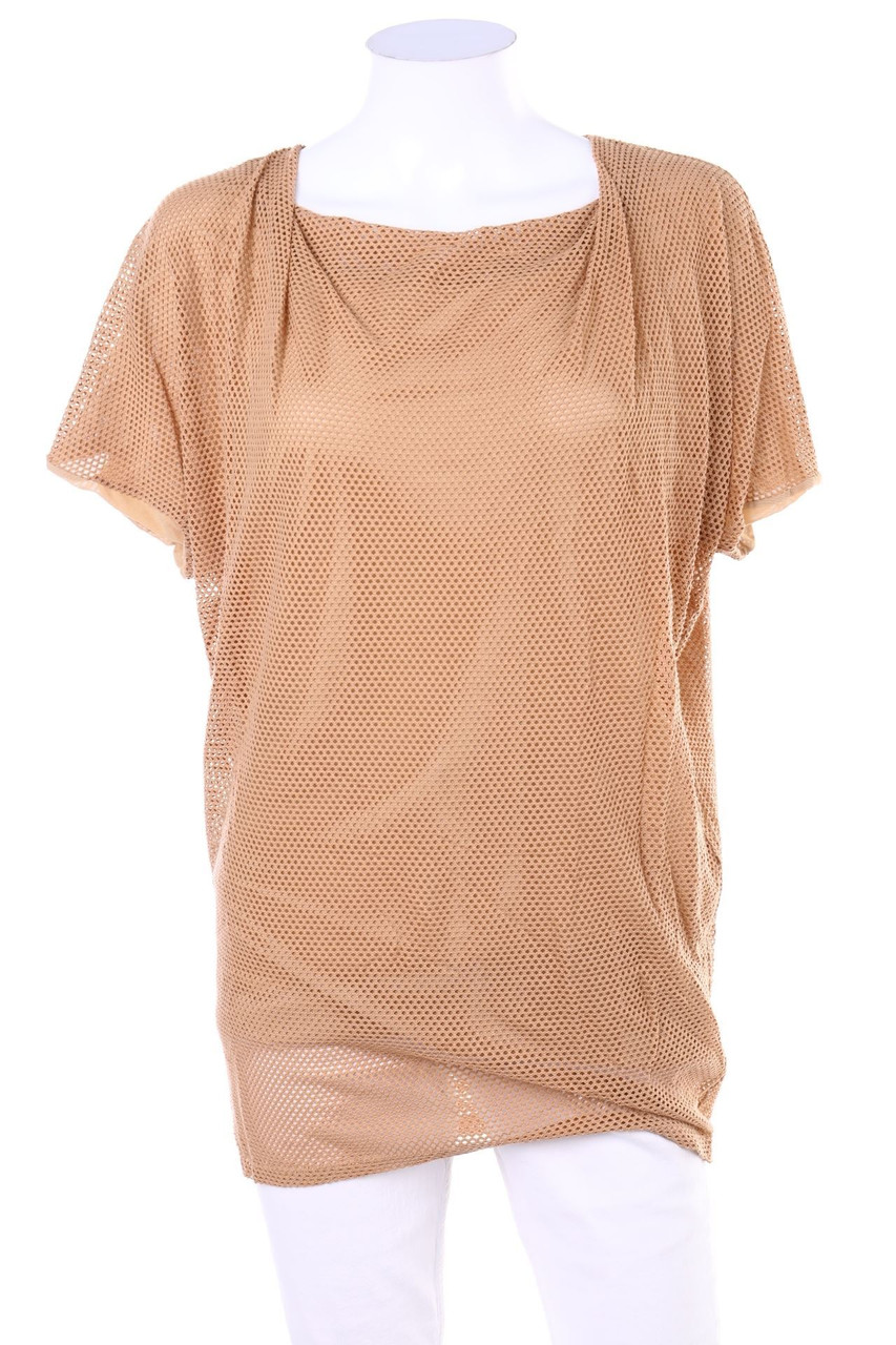 NEW YORK INDUSTRIE - Mesh-Kurzarm-Shirt - D 40