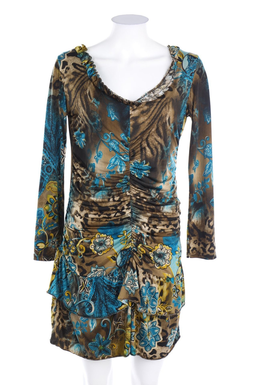 COCONUDA - Jersey-Kleid mit Raffungen - M