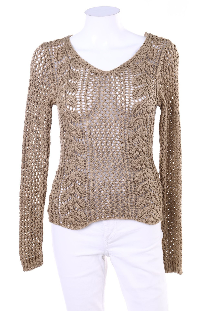 Miss Etam - Strick-Pullover aus Lochstrick - M