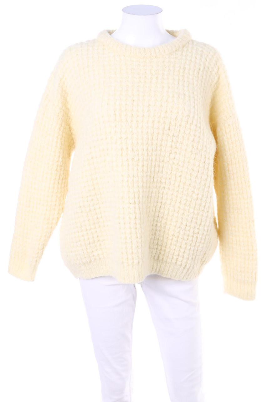 NATURAL INSTINCTS - Strick-Pullover aus Woll-Mix mit Alpaka - XL