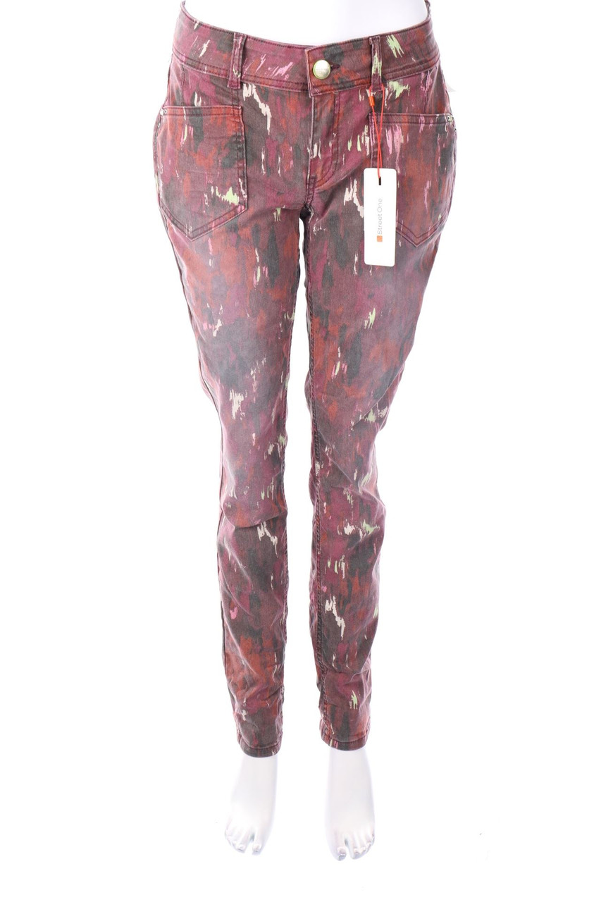Street One - Slim Jeans mit Print - W28