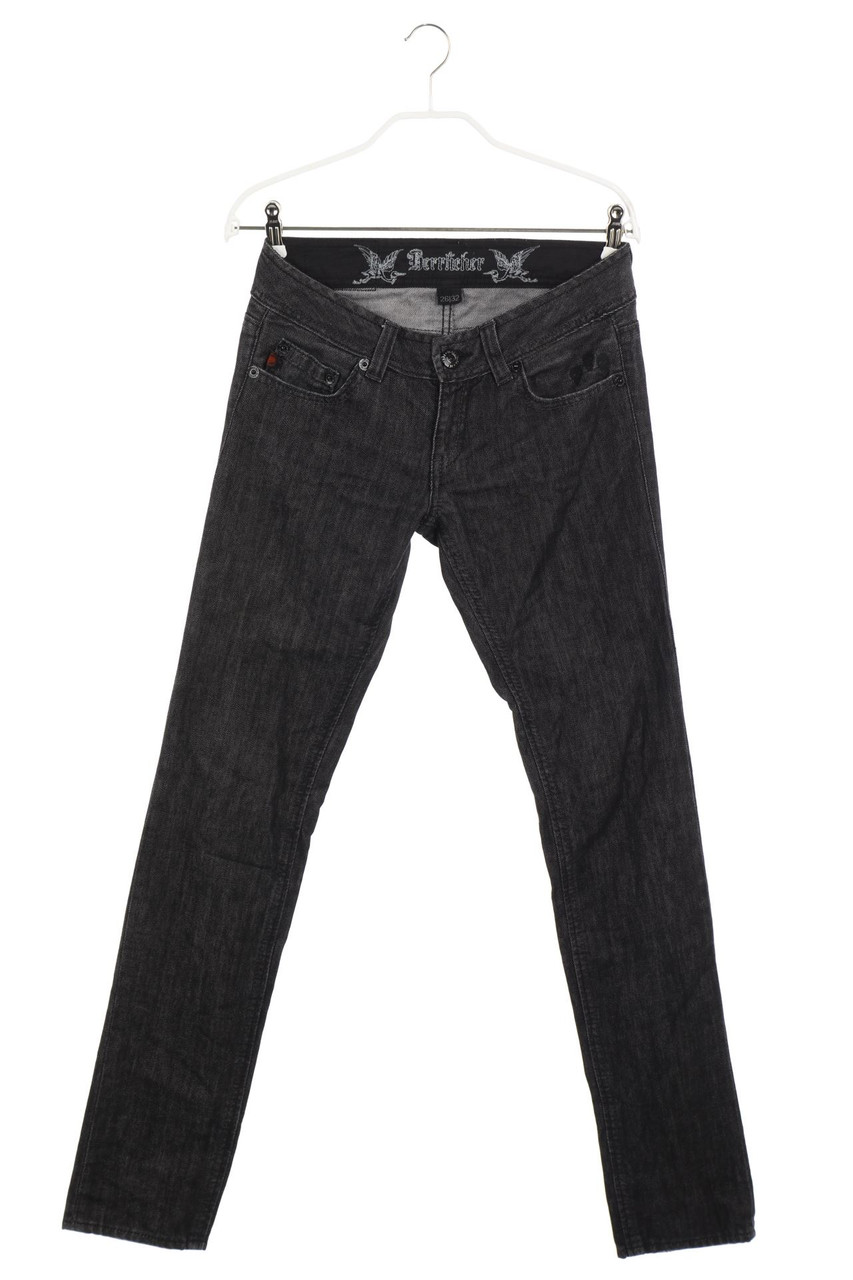 Herrlicher - Straight Cut Jeans mit Logo-Patch - W26