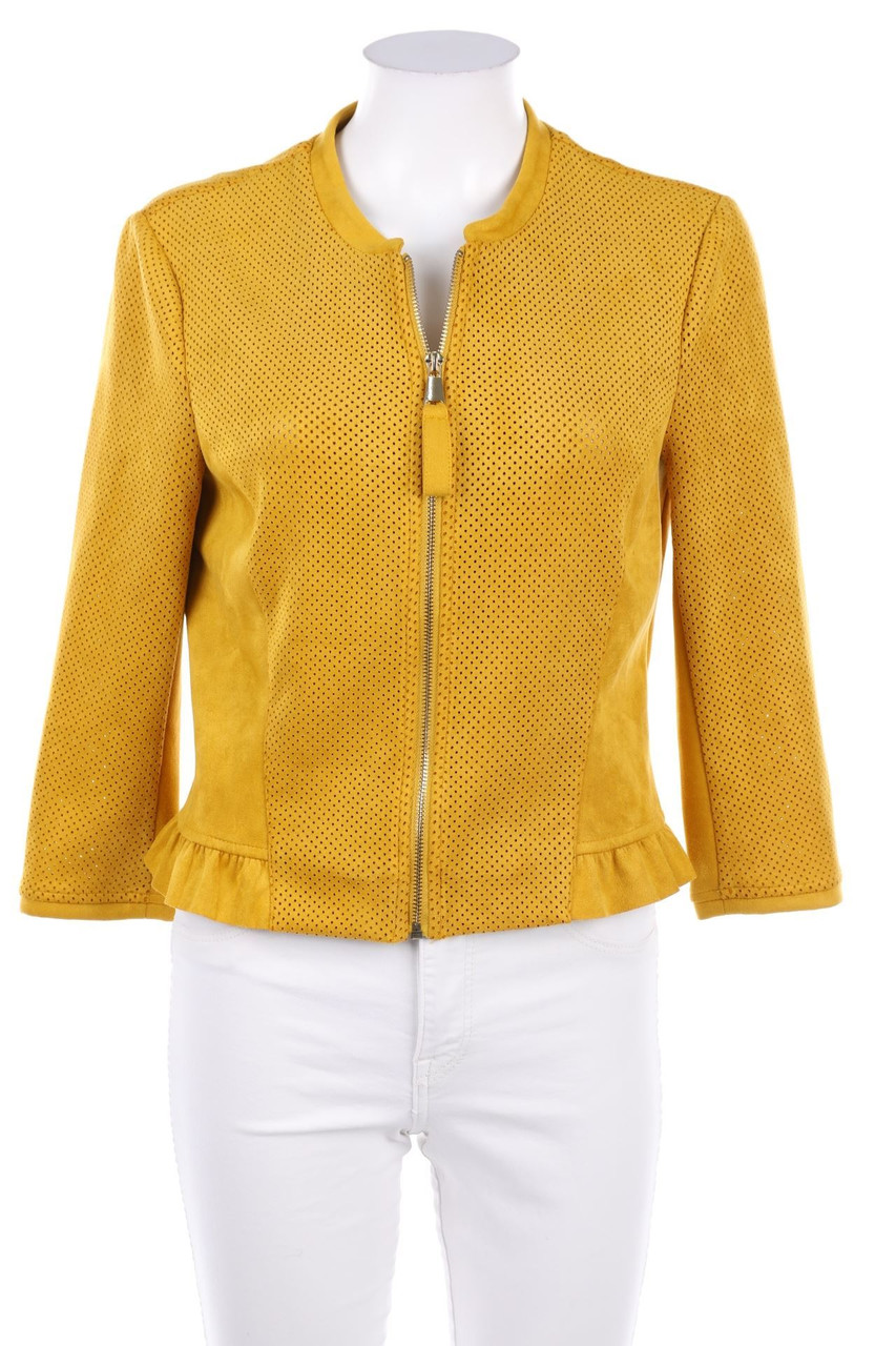 SILVIAN HEACH - Kunstlederjacke mit Rüschen - S