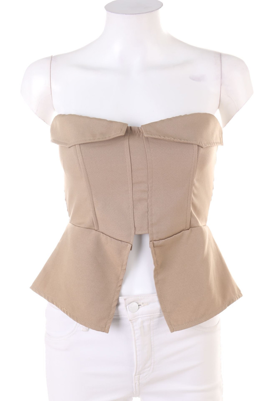 MISSGUIDED - Bustier-Top mit Schößchen - D 32