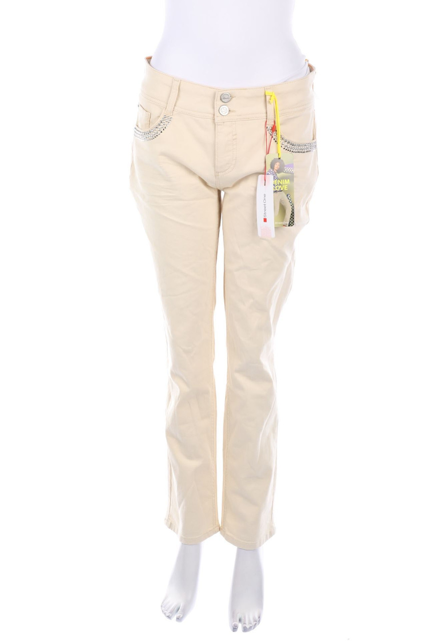 Street One - Straight Cut Jeans mit Stretch - W28