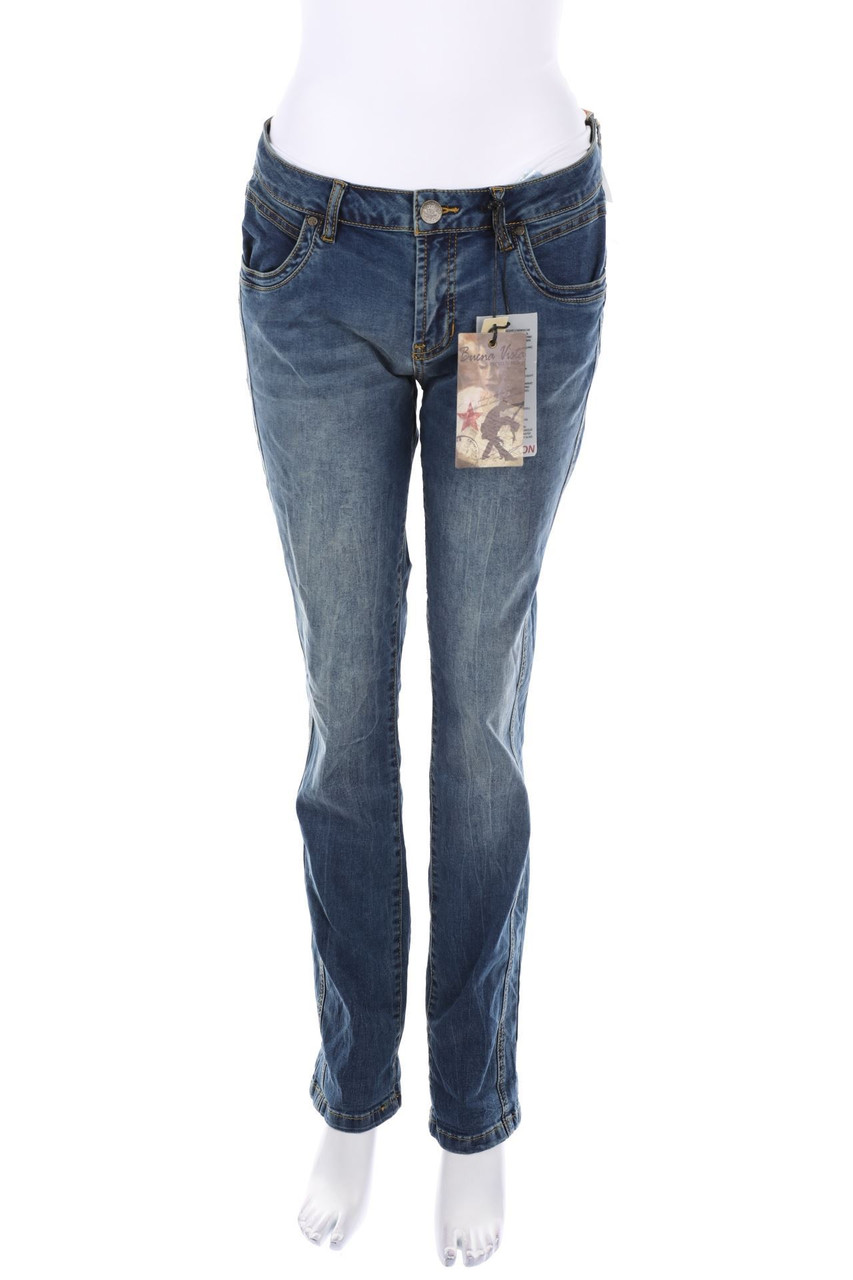Buena Vista - Used Look Straight Cut Jeans - M