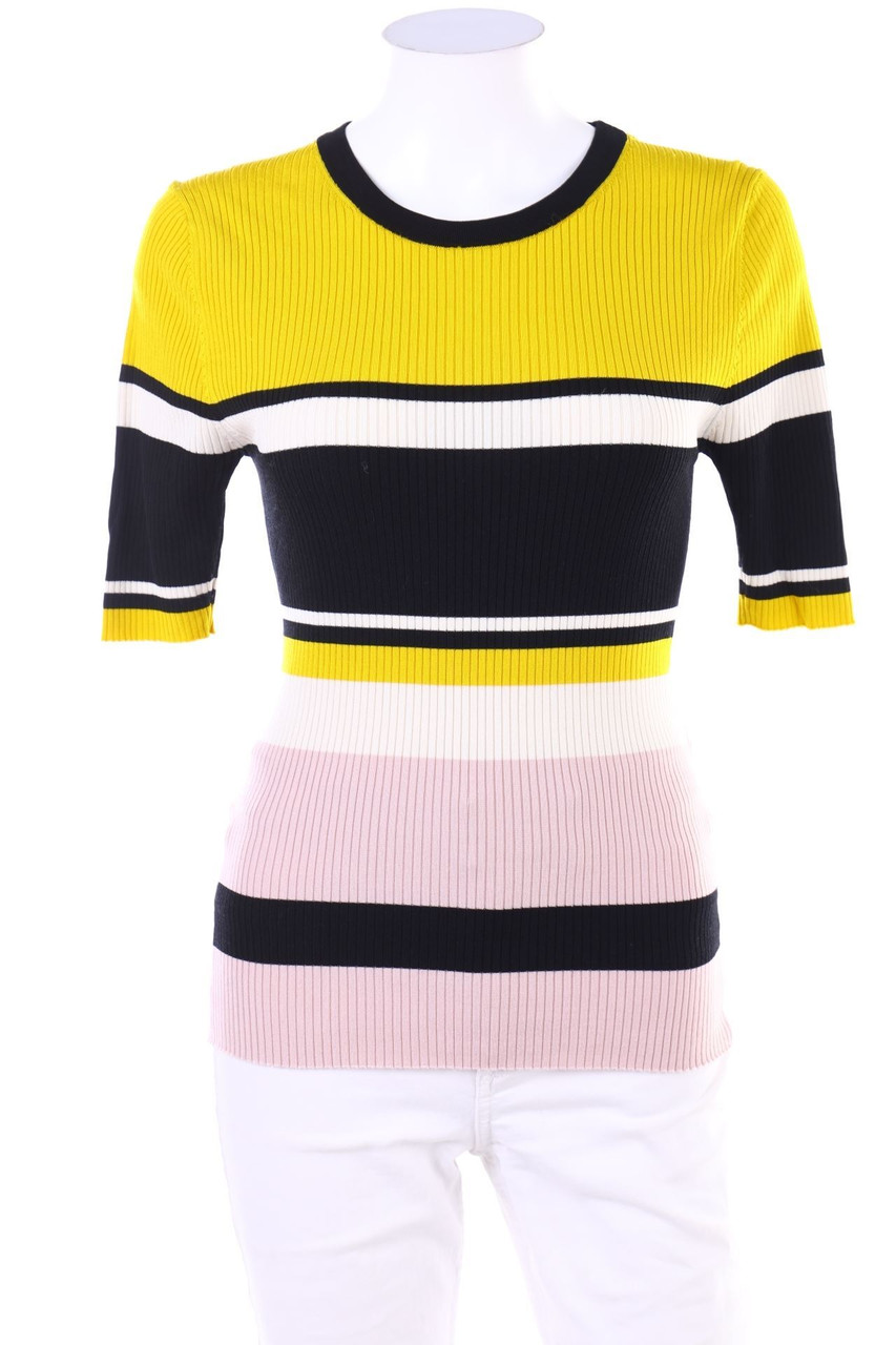 Massimo Dutti - Streifen-Kurzarm-Shirt - S