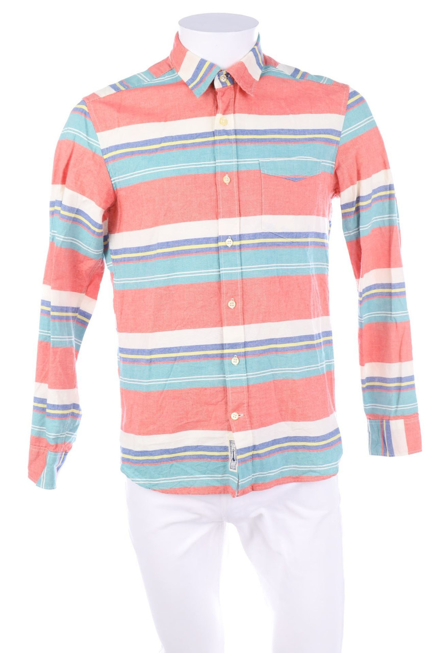 H&M - gestreiftes Hemd aus Baumwolle - S