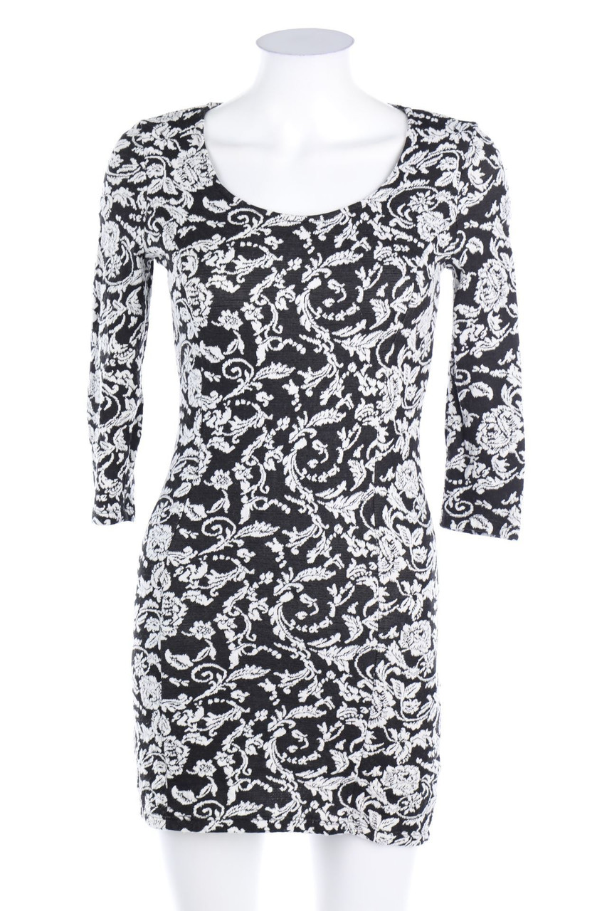 zebra - Kleid mit floralem Muster - XS