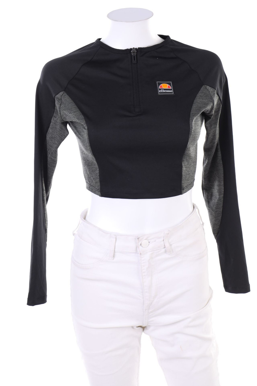 ellesse - Cropped-Shirt mit Logo-Badge - D 34