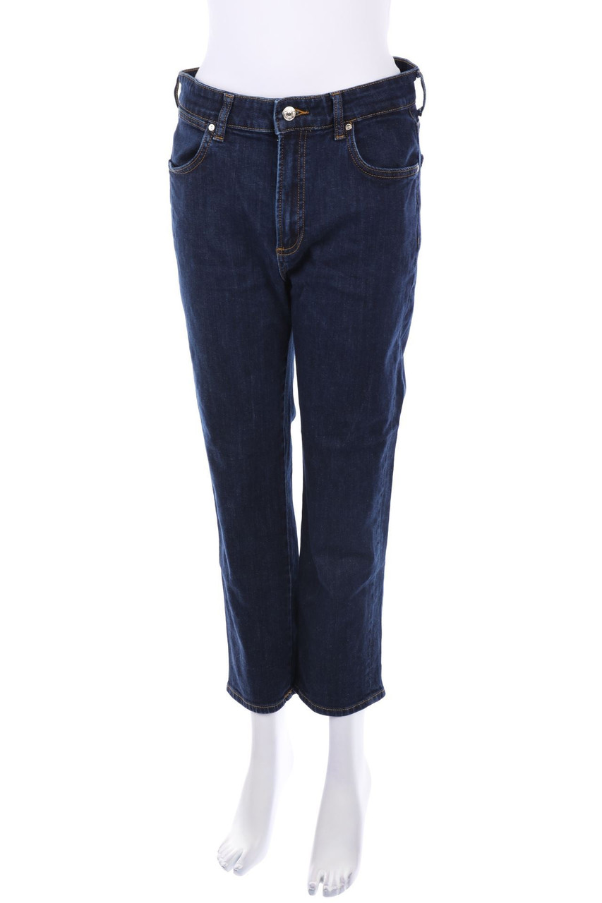 MANGO - Dark Denim Straight Cut Jeans - D 38
