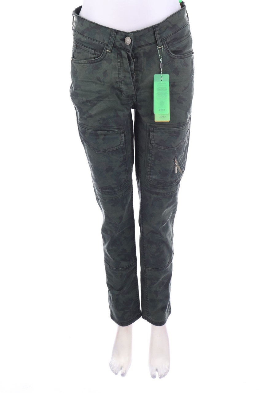 CECIL - Cargo-Hose mit Camouflage-Print - W28