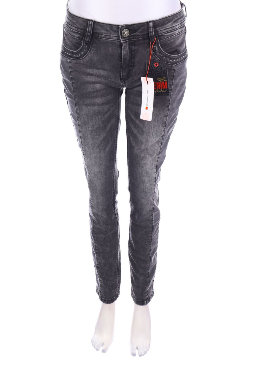 Street One - Used Look Skinny-Jeans - W27