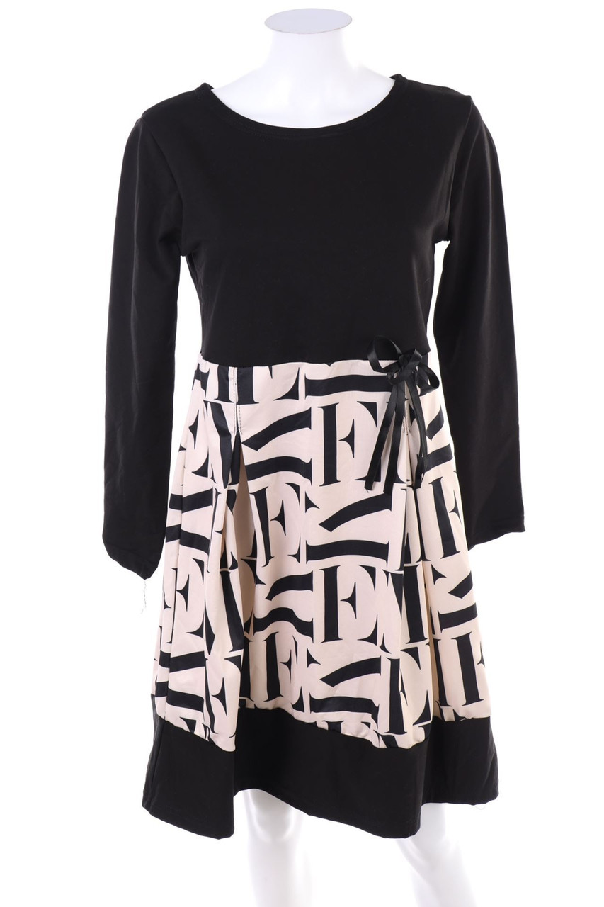 Ohne Label - Kleid mit Print - D 38-40