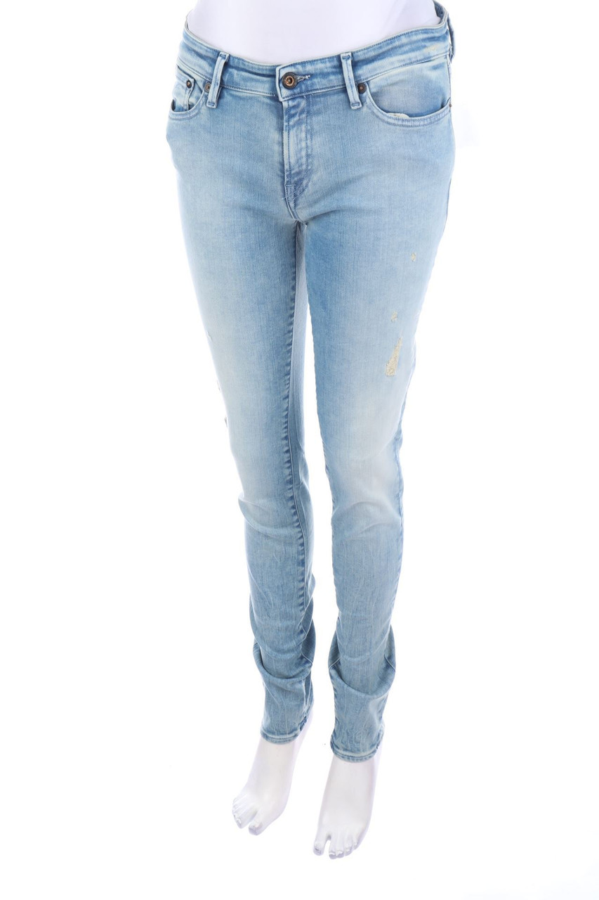 DENHAM - Distressed Skinny-Jeans - W30