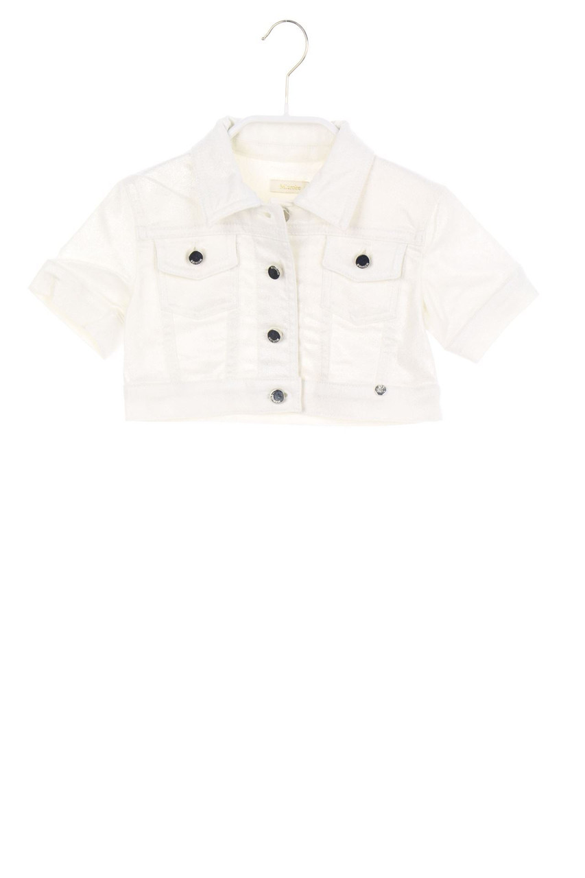 MICROBE BY MISS GRANT - Denim-Jacke mit Glitzer - 104