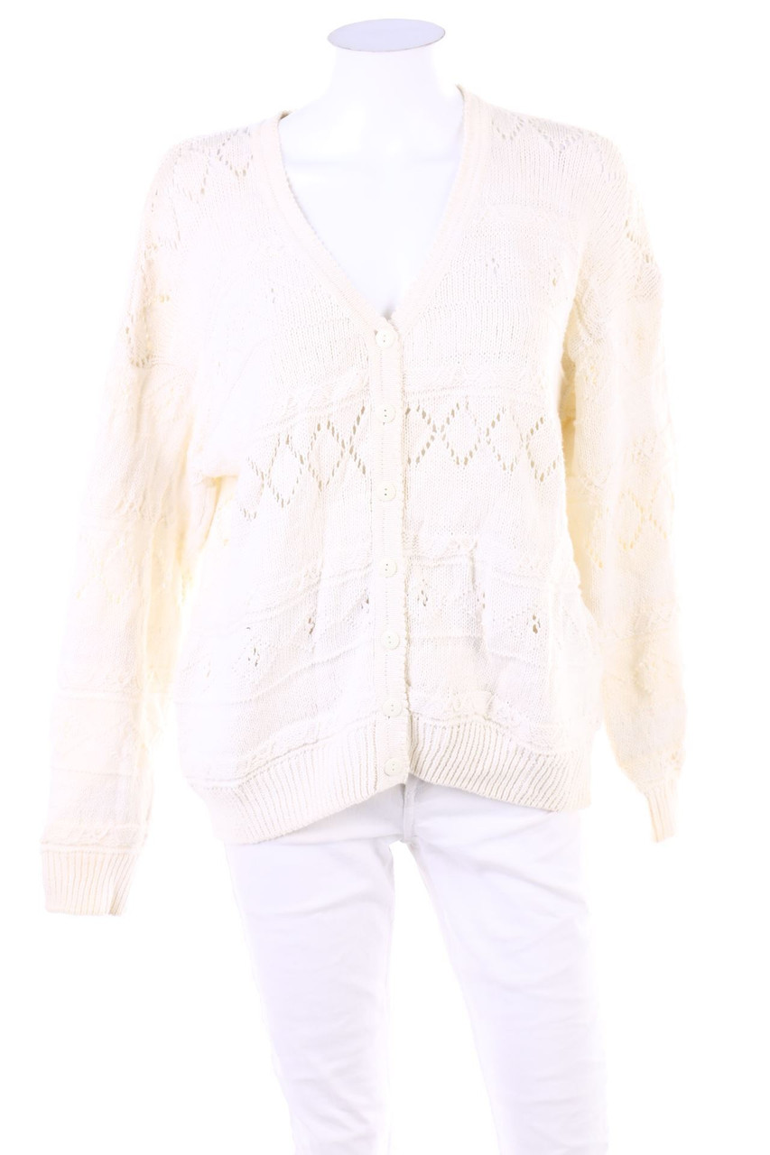 CAPE ISLE KNITTERS - Cardigan mit Muster - L